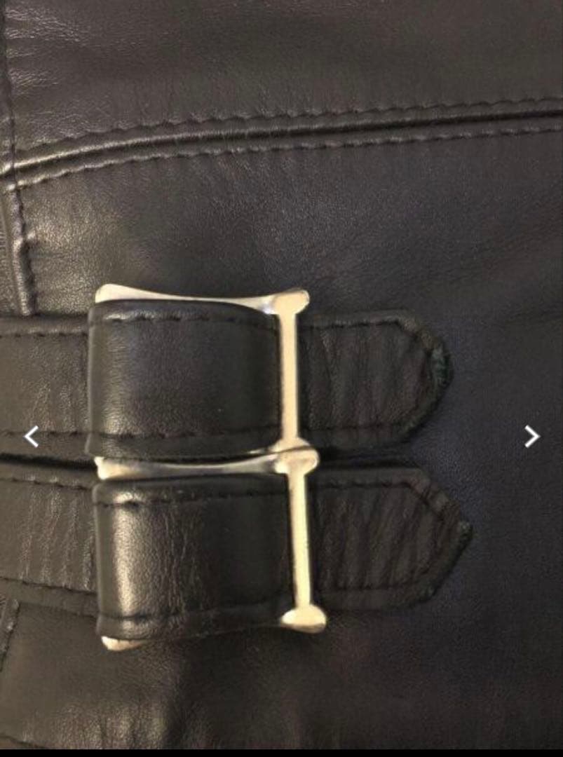 ルイスレザー　ライトニング　ダブルライダースジャケット ブラック36