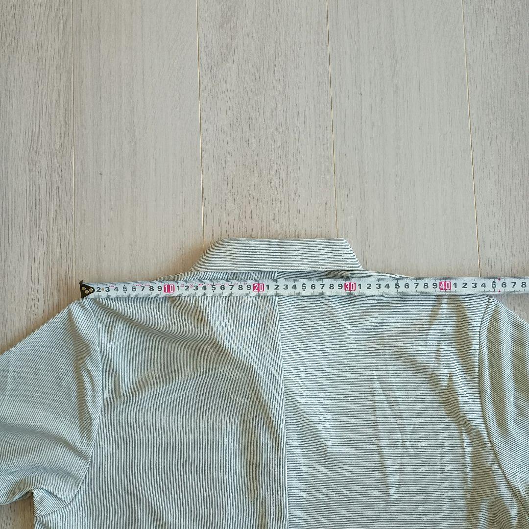 LANVIN SPORT ストライプゴルフシャツ 42