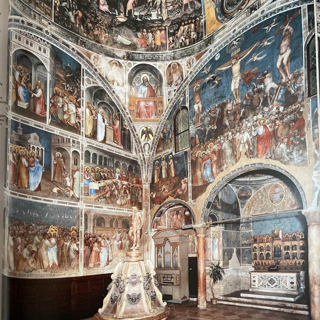 英語大型画集　イタリアのフレスコ画-ジョットの時代 1280-1400