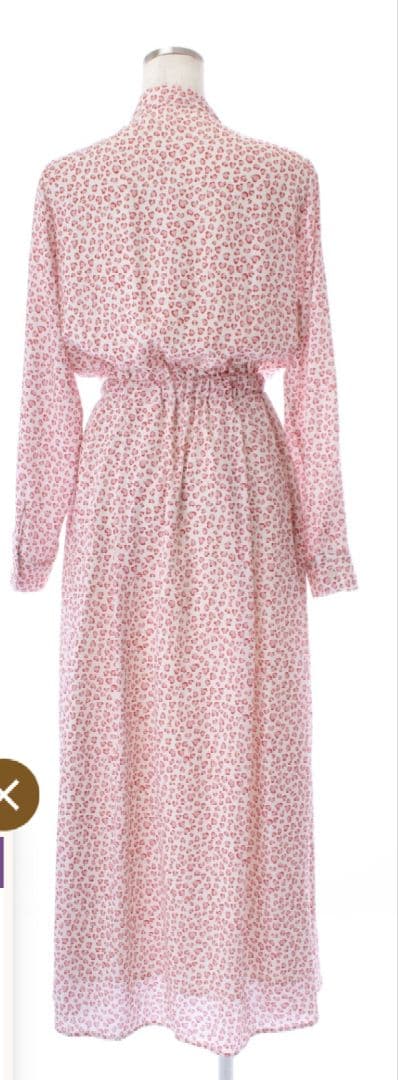 purin♡　OBLI　レオパードワンピース　美品