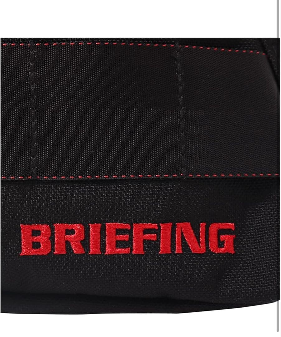 BRIEFING ブラック ラウンドポーチ