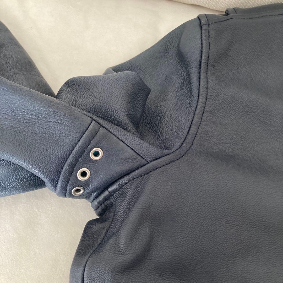 PS PAUL SMITH 本革 シングルライダースジャケットメンズS