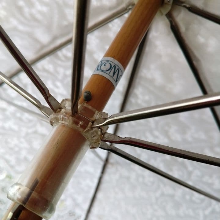 ホワイト レース 日傘 貴重品です。真っ白です。