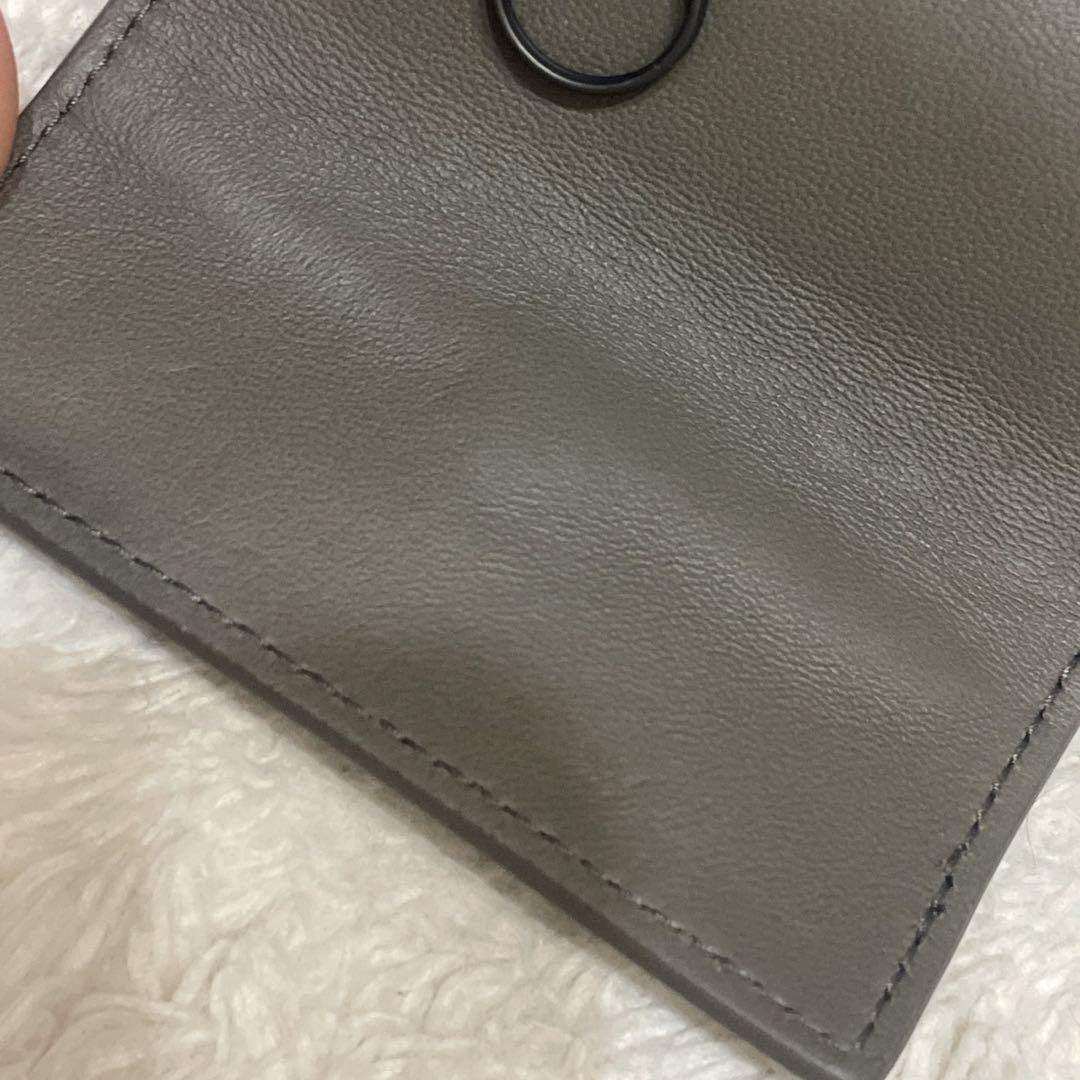 箱付き❗️新品級✨ボッテガヴェネタ　5連キーケース　イントレチャート　グレー