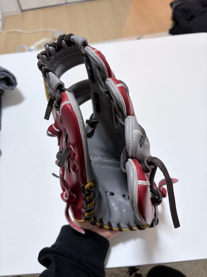 セール【極美品】SSK軟式グローブ 大人用　内野手用866型グラブ巾着