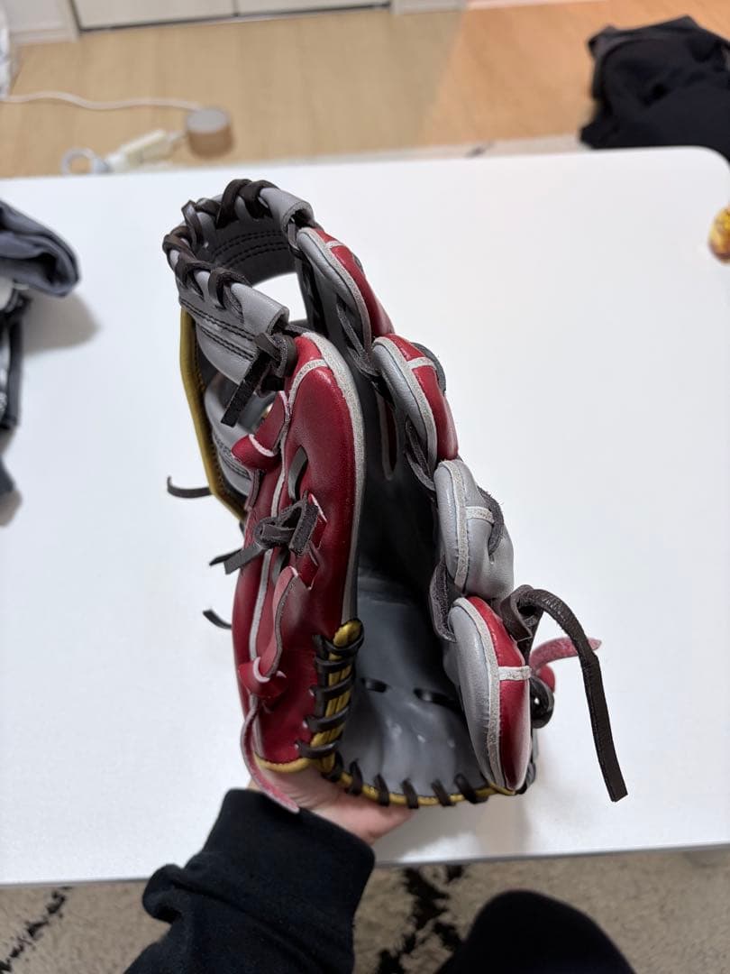 セール【極美品】SSK軟式グローブ 大人用　内野手用866型グラブ巾着