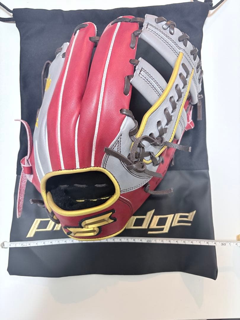 セール【極美品】SSK軟式グローブ 大人用　内野手用866型グラブ巾着