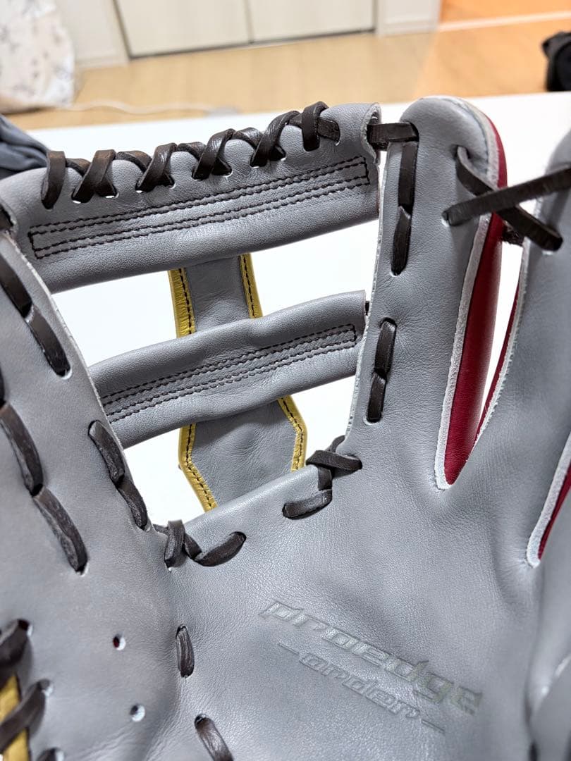 セール【極美品】SSK軟式グローブ 大人用　内野手用866型グラブ巾着