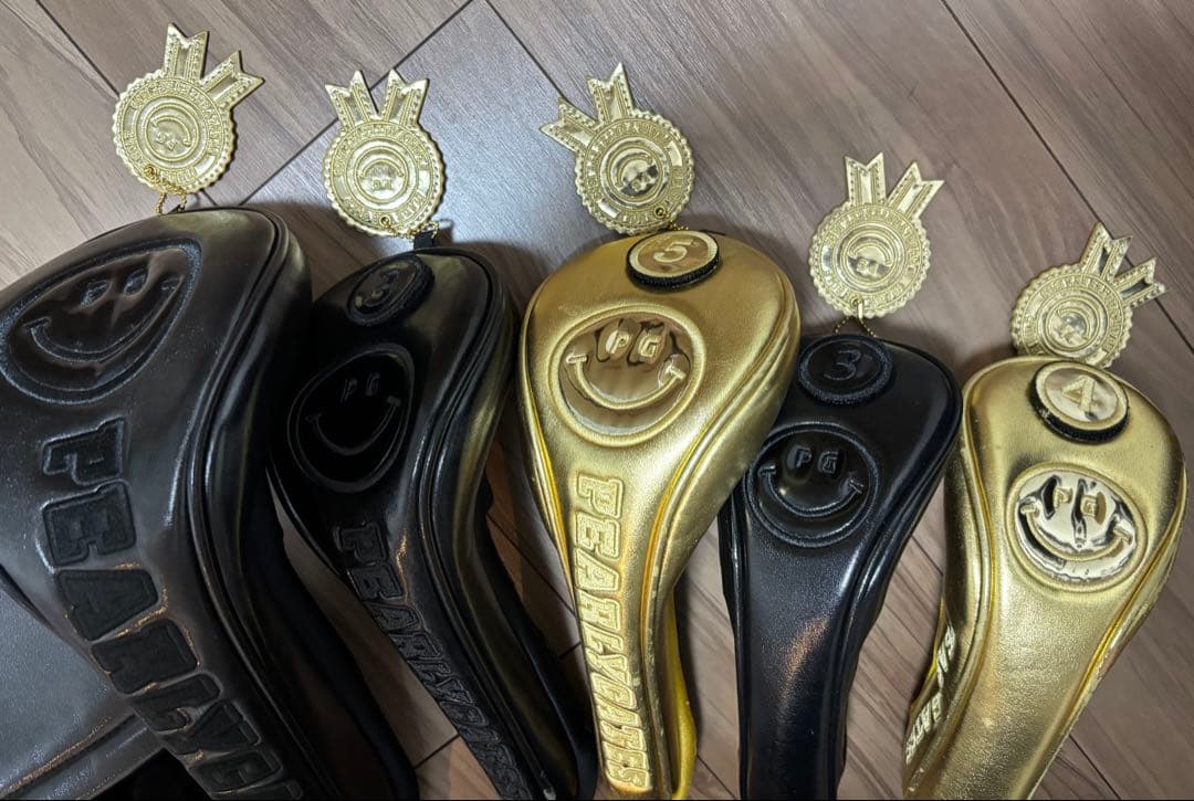 PEARLY GATES 正規品 キャディバッグ 9.5型 ヘッドカバー6点付