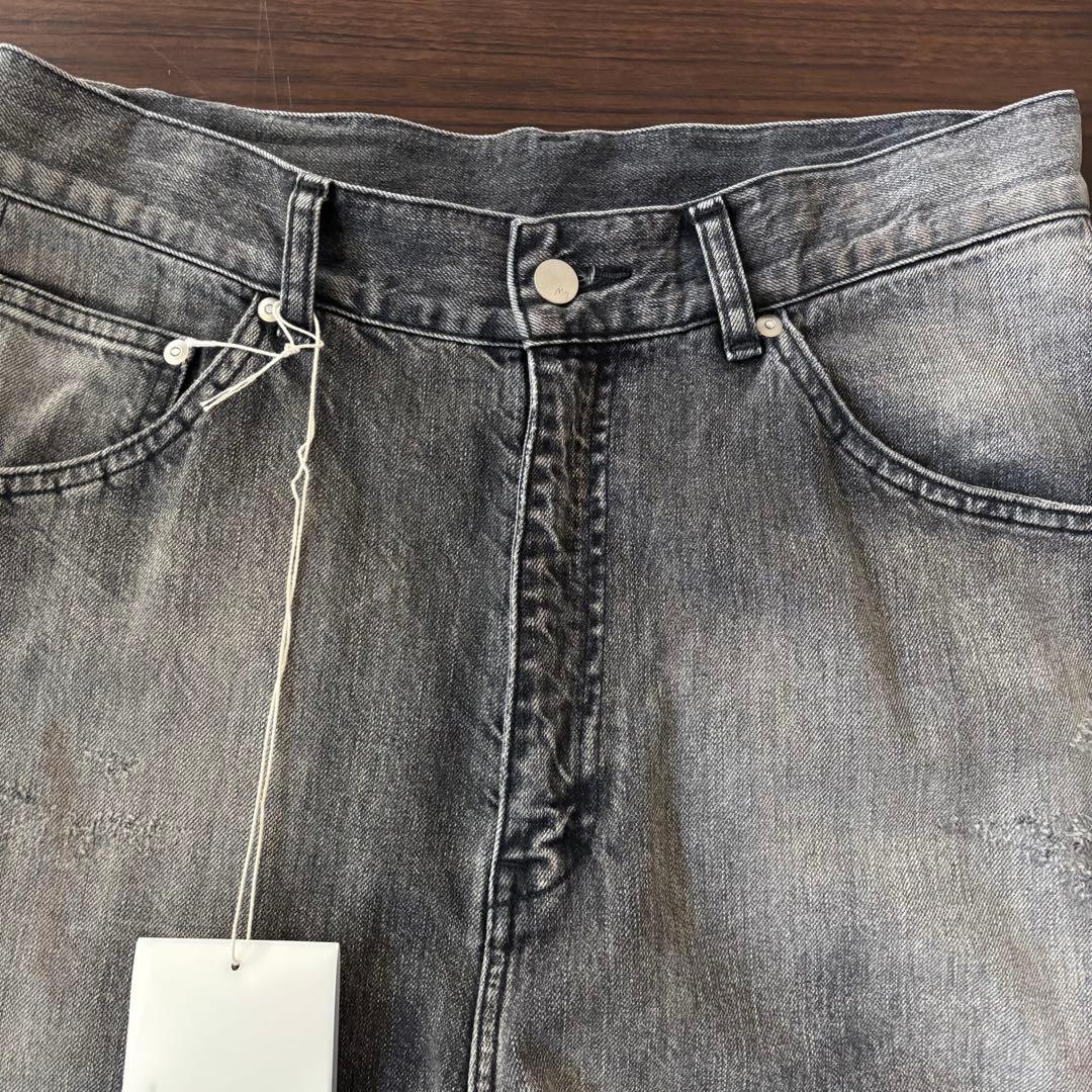 ancellm #01 AGING01 ブラックデニム