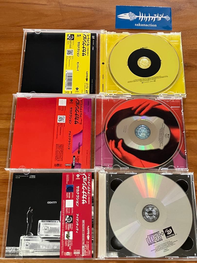 サカナクション CD 10作品　まとめ売り　ステッカー　缶バッジ