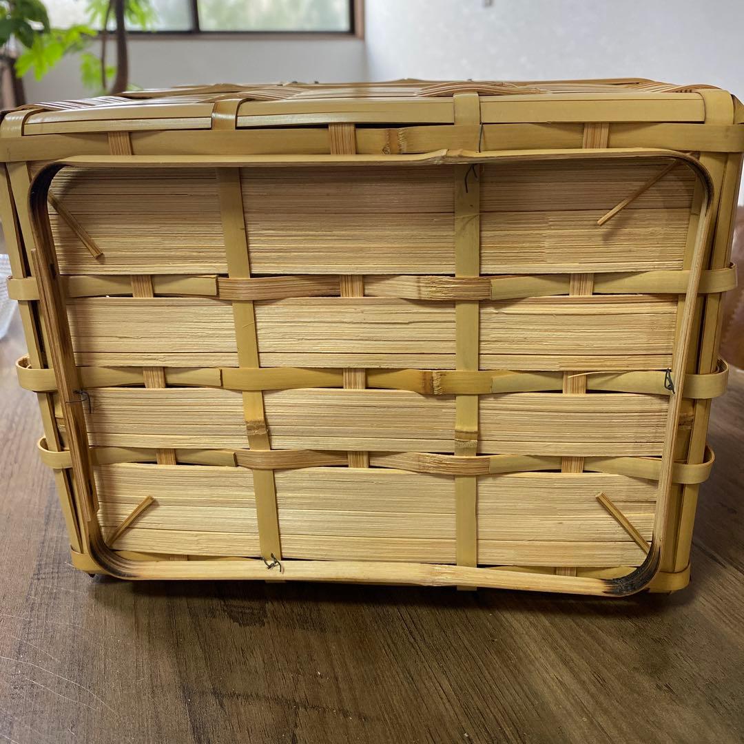 おじろ角物店「角物お弁当箱 横長2 段」　　お花見