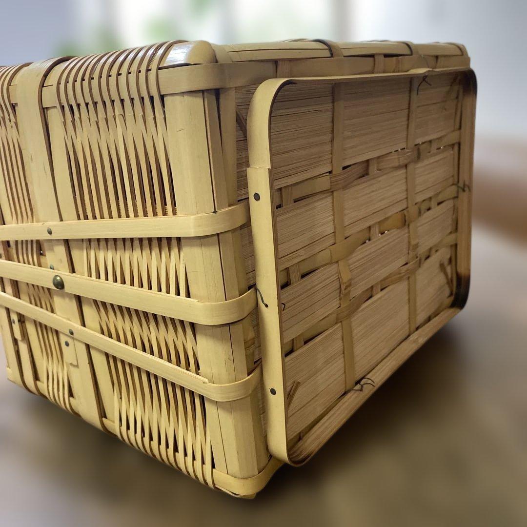 おじろ角物店「角物お弁当箱 横長2 段」　　お花見