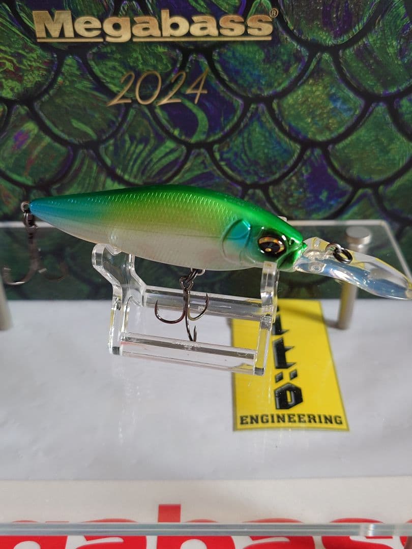 メガバス ダイビングフラップスラップ pmチャートライム 説明書付 実釣未使用品