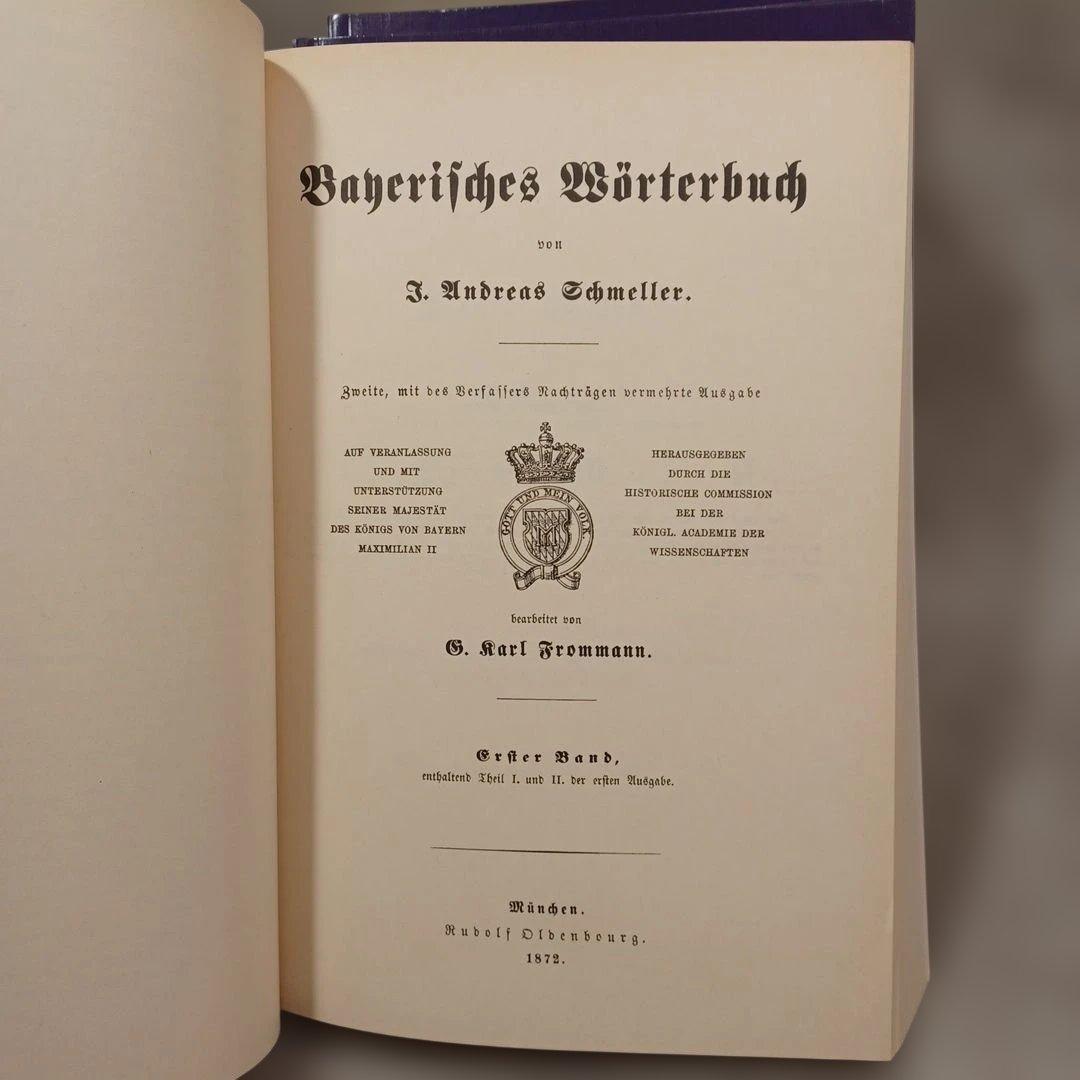 洋書 バイエルン方言の辞典 ドイツ語　言語学　ひげ文字