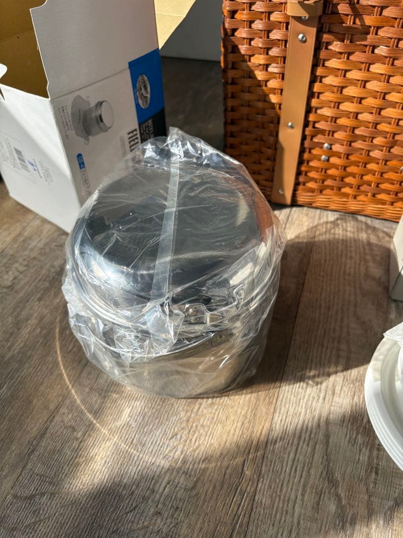 スノーピーク/ヤマコウ　キャンピングバスケット　カトラリー　クッカー　廃盤