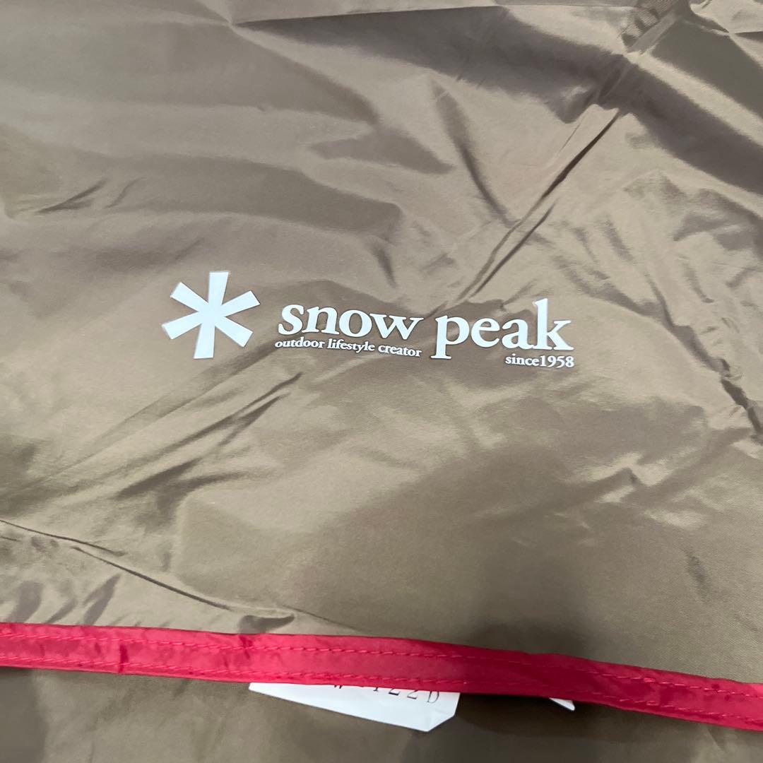 【使用回数1回】スノーピークエルフィールド ルーフシート＆インナーテント→未使用
