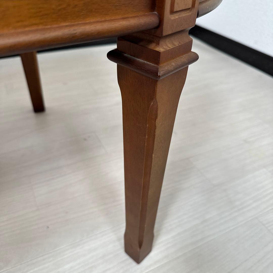 マルニ木工 地中海 センターテーブル 楕円形 引き出し付き i1※