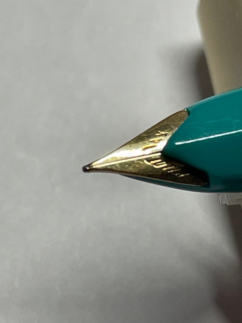 極美品PILOT ターコイズ 万年筆 14K