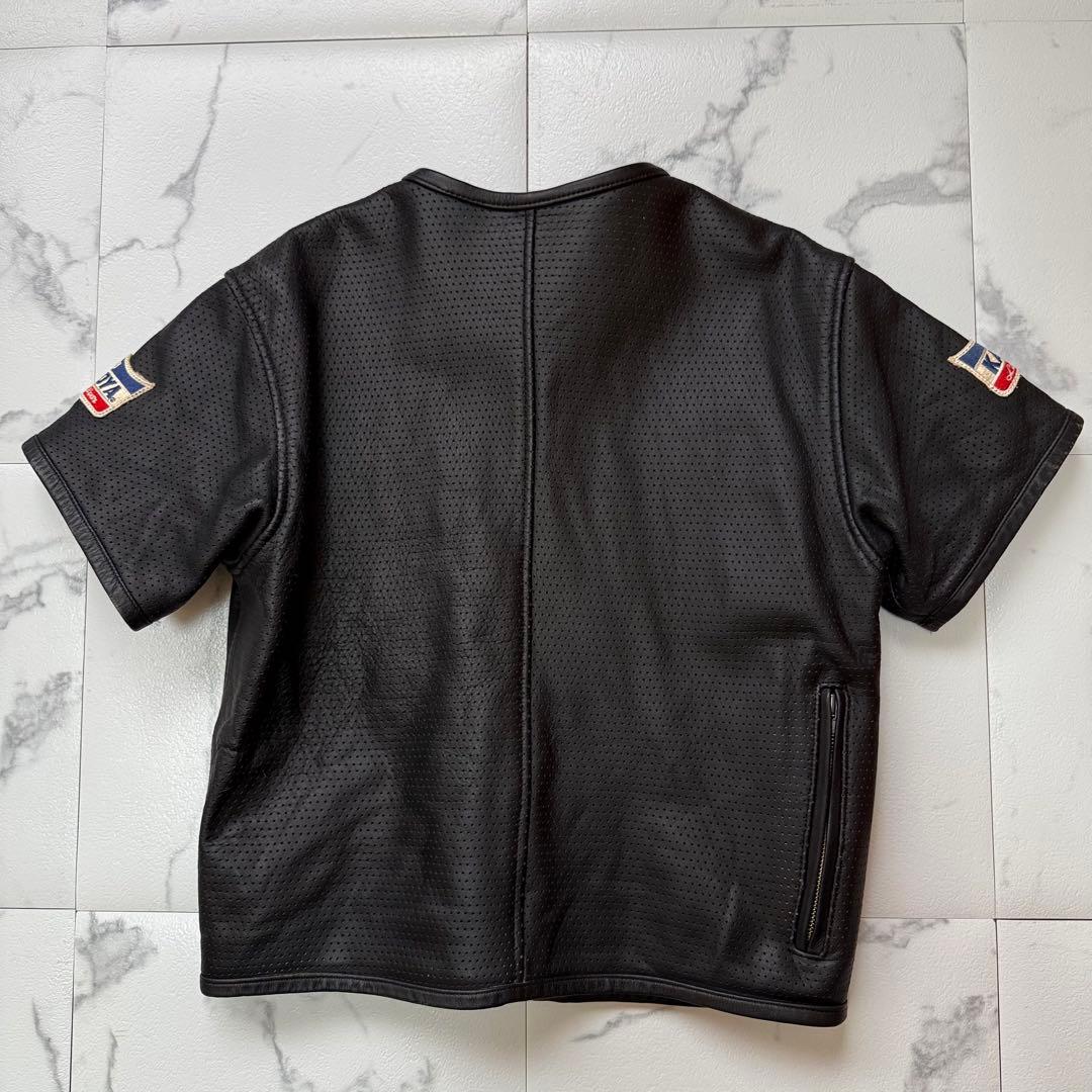 Fish750jp KADOYA カドヤ 本革 牛革 パンチング レザー