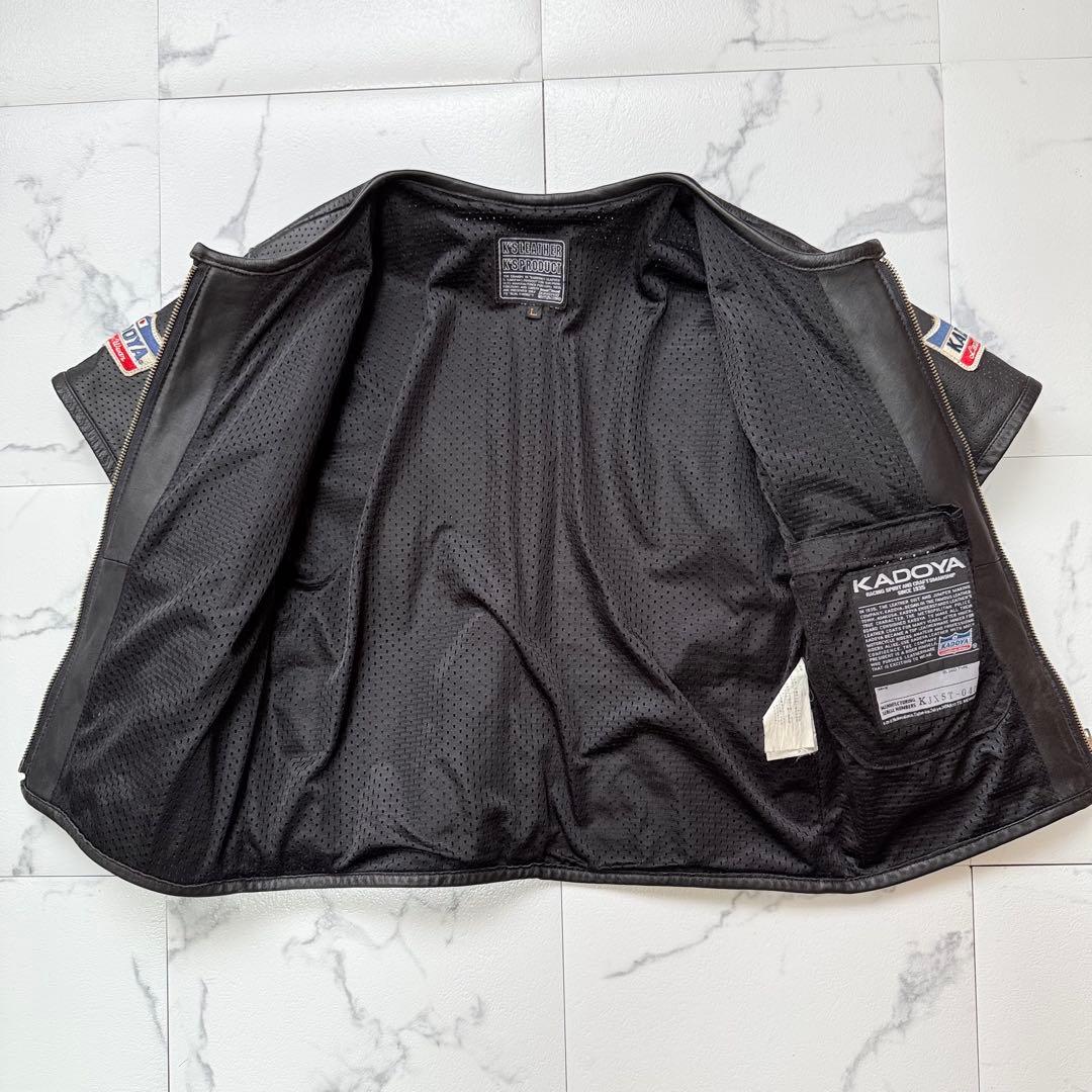 Fish750jp KADOYA カドヤ 本革 牛革 パンチング レザー