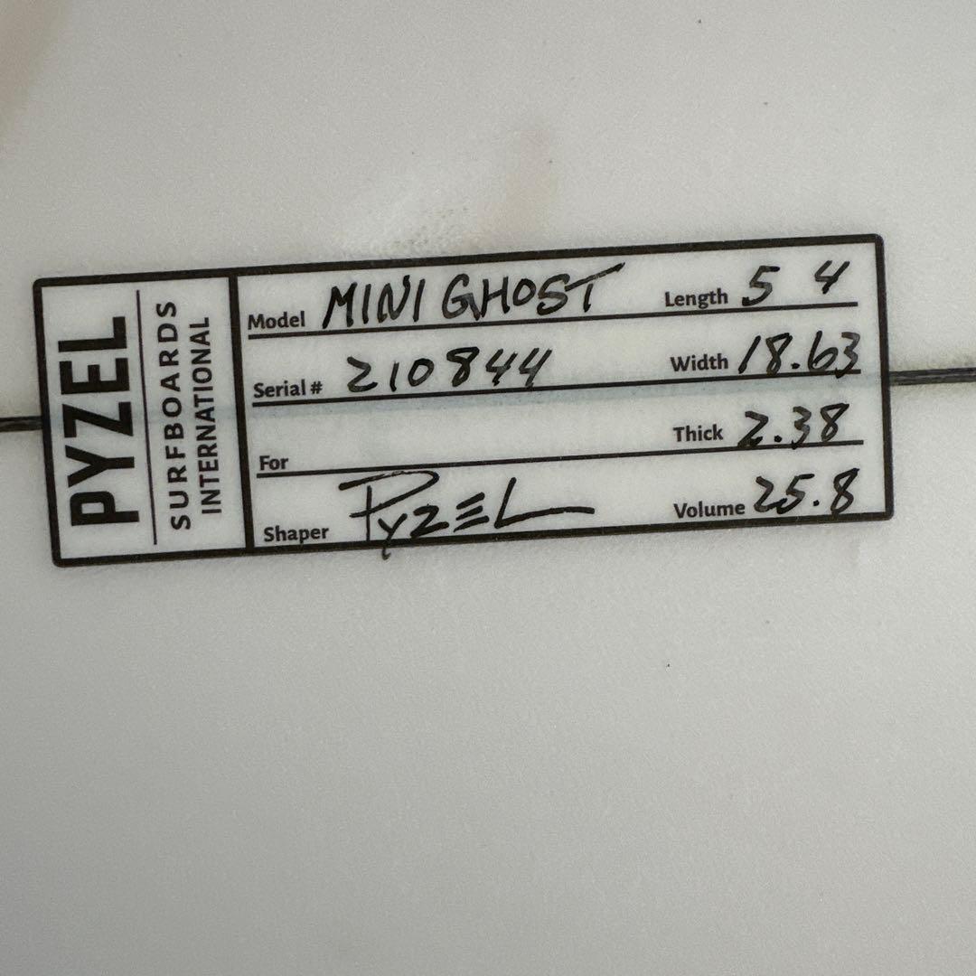 PYZEL MINI GHOST 5'4\" サーフボード