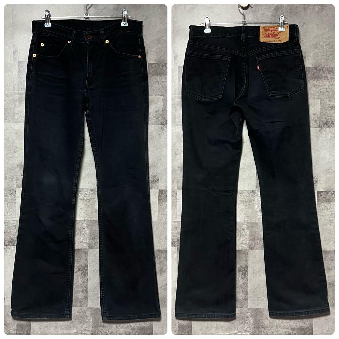 リーバイス 517 先染め ブラック w29 フィリピン製　フレア ブーツカット