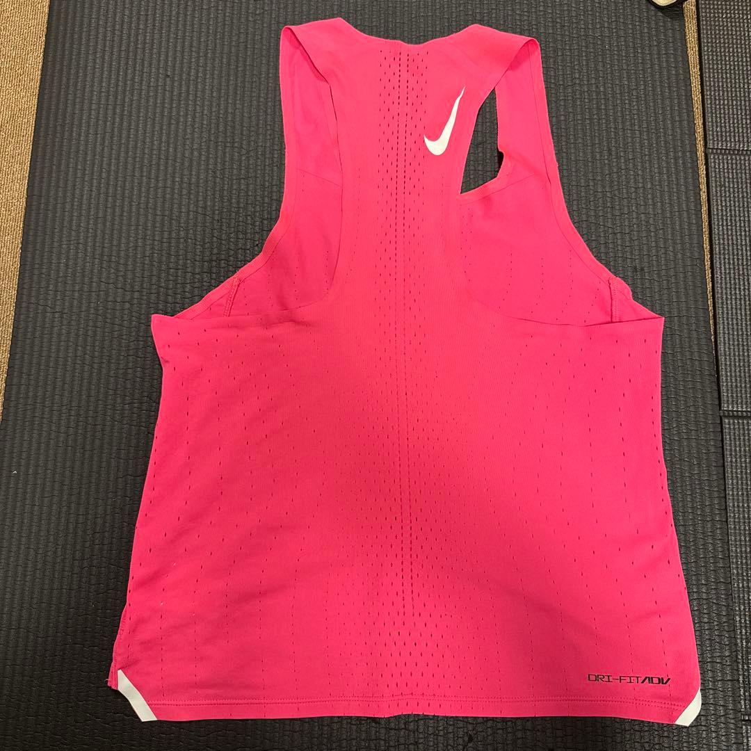 Nike エアロスイフト ピンク M 陸上用ランニングシャツ