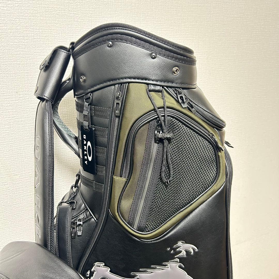 【美品】オークリー スカル キャディバッグ 14.0 9.5型 ブラック