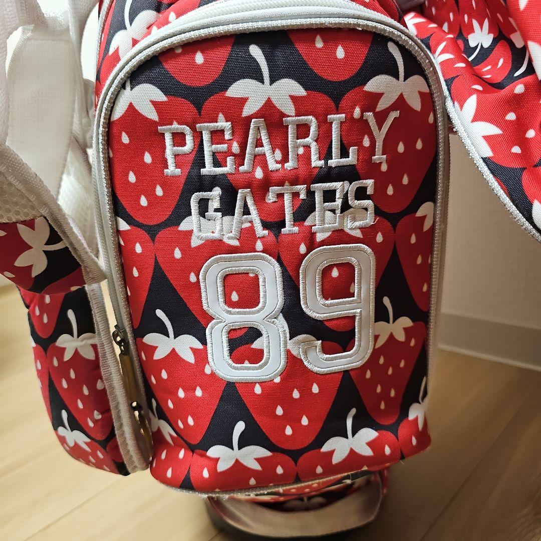 PEARLY GATES イチゴ柄 キャディバッグ