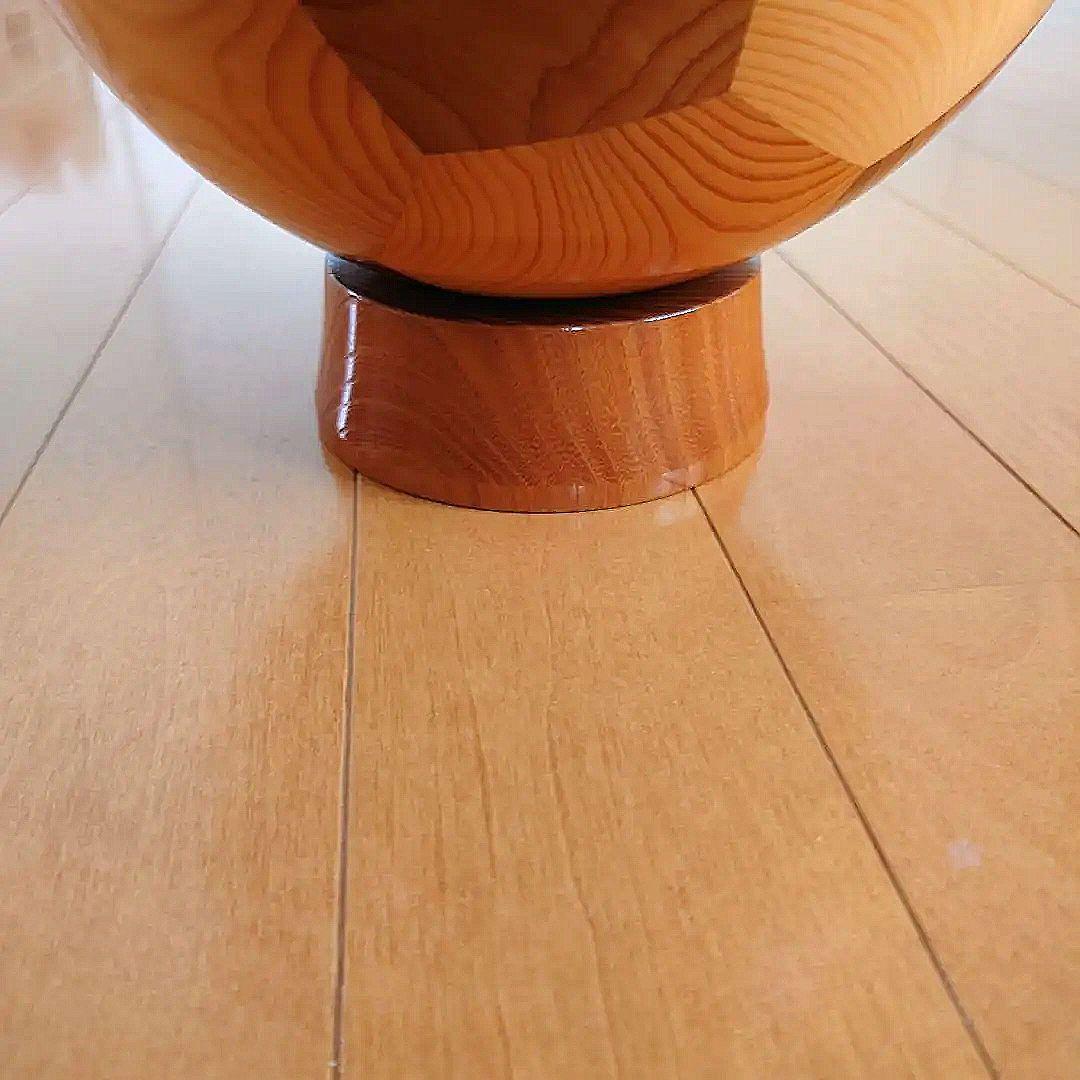 新品未使用　木製サッカーボール　z