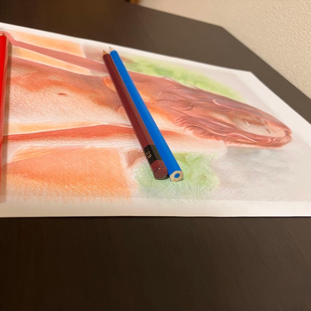 女優画27額装品　額縁寸法32.7cm×24.0cm　カラー着色　定款付