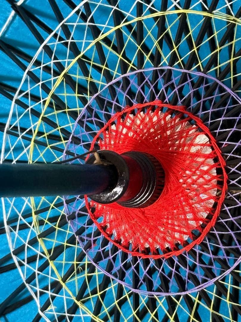 蛇の目傘　番傘　絹　シルク　水色　和傘　傘　二段継　舞踊　大衆演劇　着物　撮影