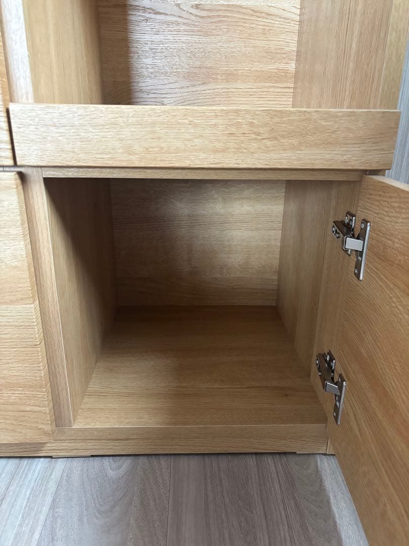 値下げ！【ニトリ】キッチンボード (エトナ 90KB LBR) ライトブラウン