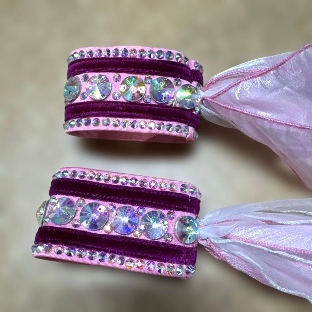 6502★NANAKA/S ピンク オーダー　スタンダードドレス 社交ダンス