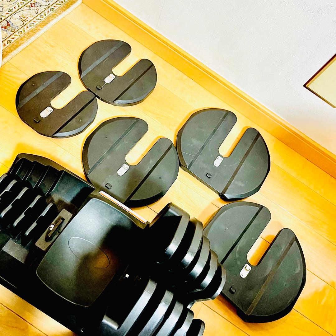 【極美品①】 可変式ダンベル 40kg 17段階調整 ダイヤル式 BARWING