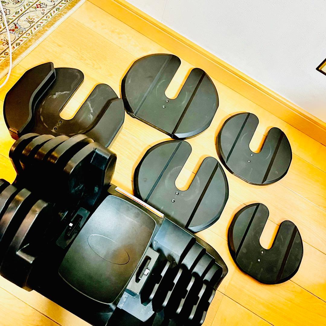 【極美品①】 可変式ダンベル 40kg 17段階調整 ダイヤル式 BARWING