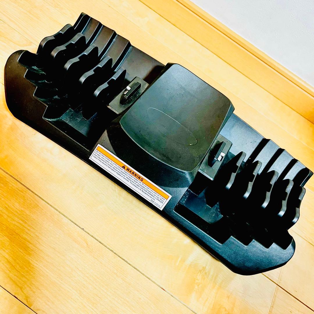 【極美品①】 可変式ダンベル 40kg 17段階調整 ダイヤル式 BARWING