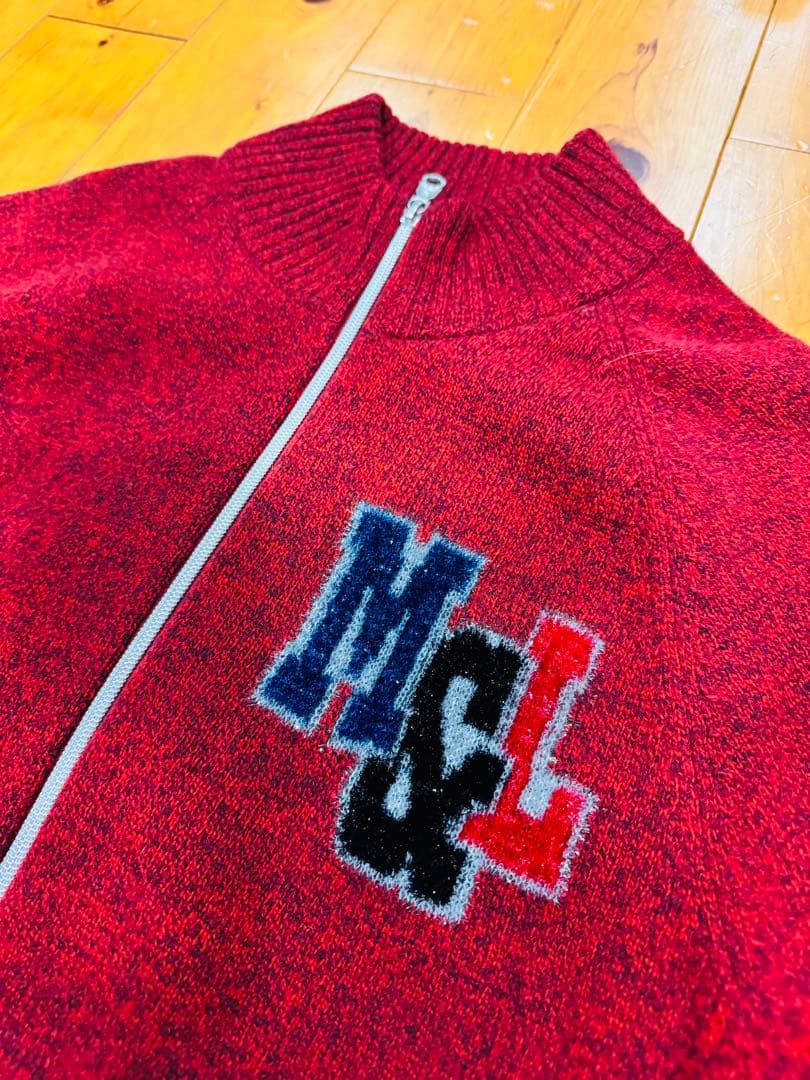 M&L マーク＆ロナ ニット ジップアップ ジャケット