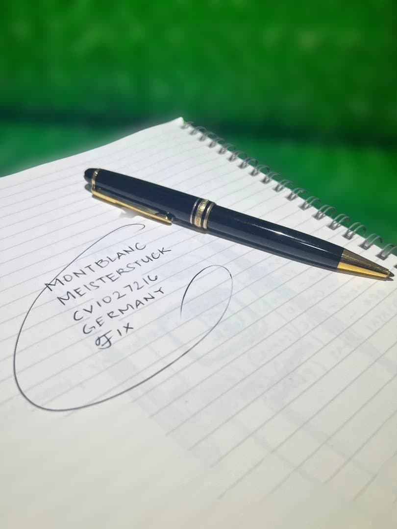 じ*じ様 モンブラン ボールペン マイスターシュテュック 黒×金 正規品