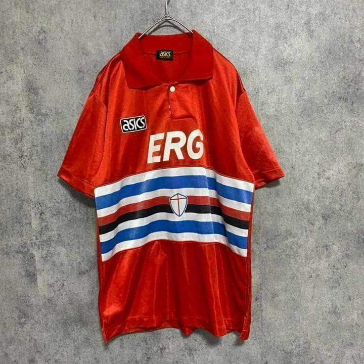 激レア　92/93 サンプドリア　ユニフォーム　アシックス　メンズ　M 古着