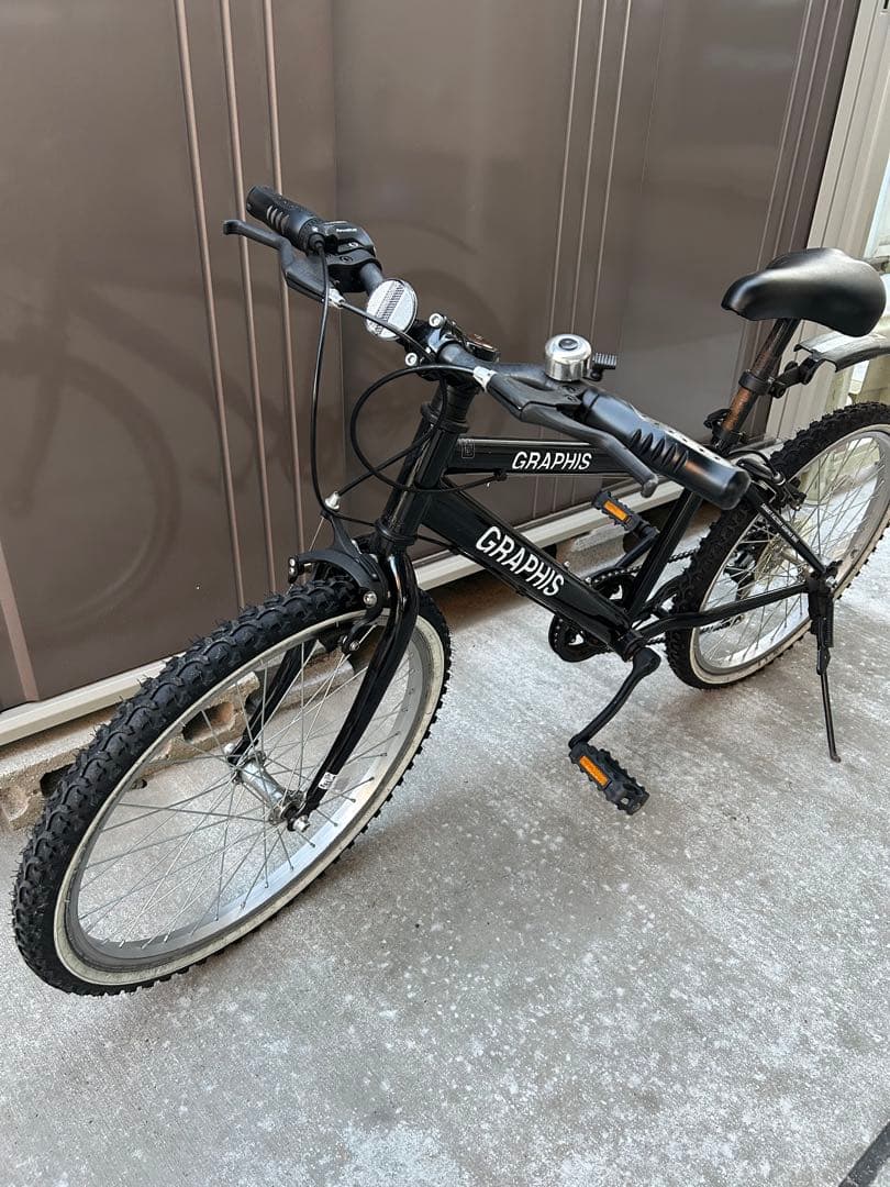【やまうちゆうた】GRAPHIS キッズ自転車 黒