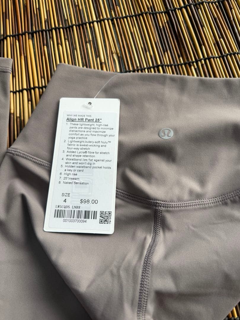 lululemon グレー ヨガパンツ