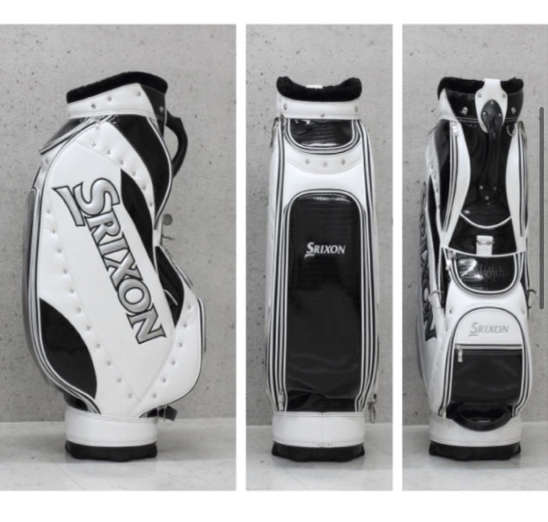 SRIXONスリクソン限定クロコダイル調キャディーバッグホワイト【松山英樹】
