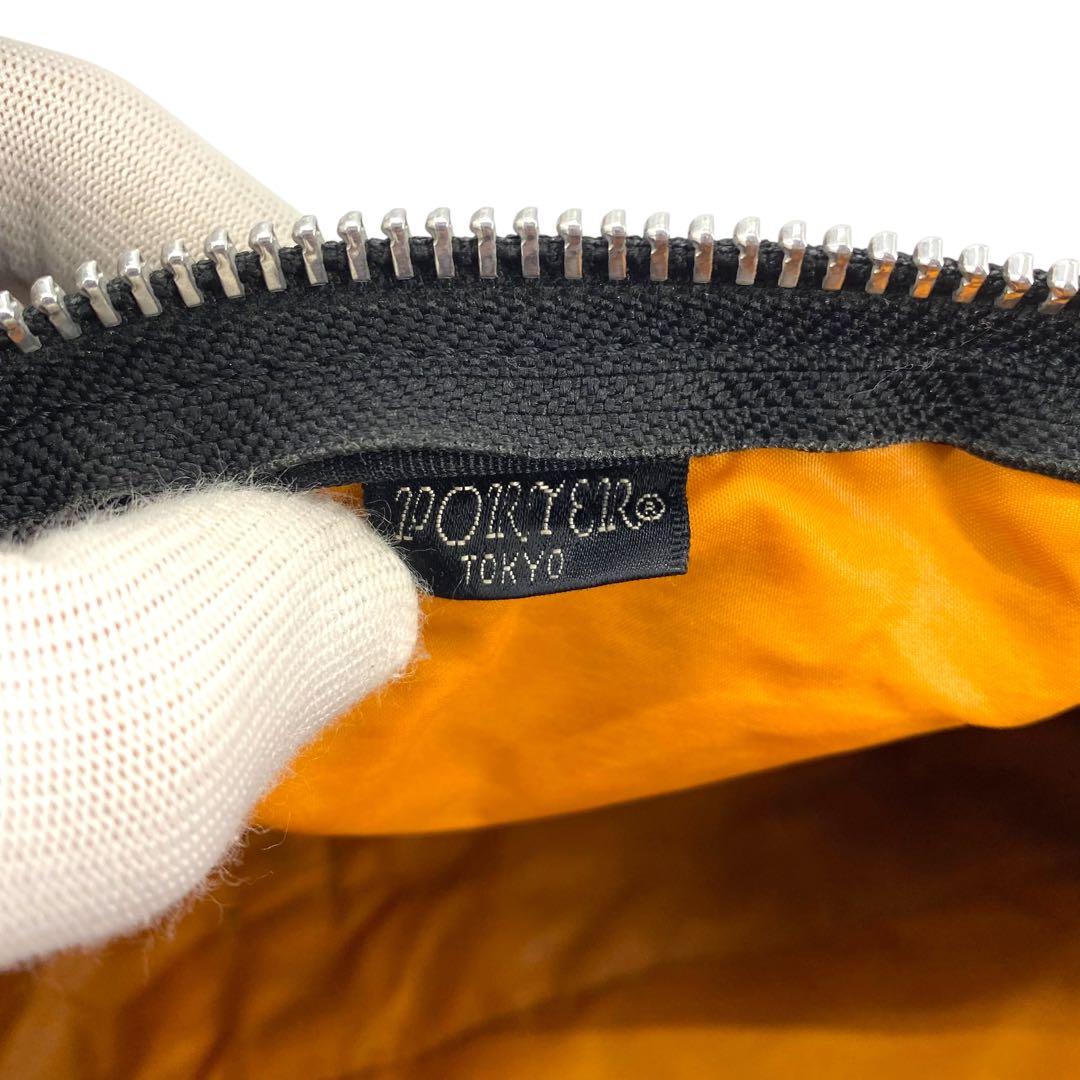 【良品】ポーター トートバッグ ミニボストン ダッフル ドラム タンカー 黒色