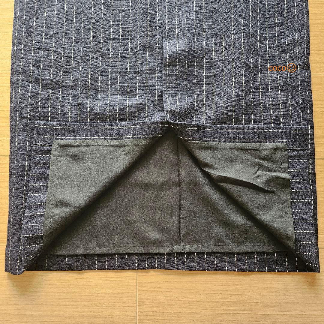 新品タグ付き✨IENAイエナ リネンコン Iライン ジャンスカ ネイビー