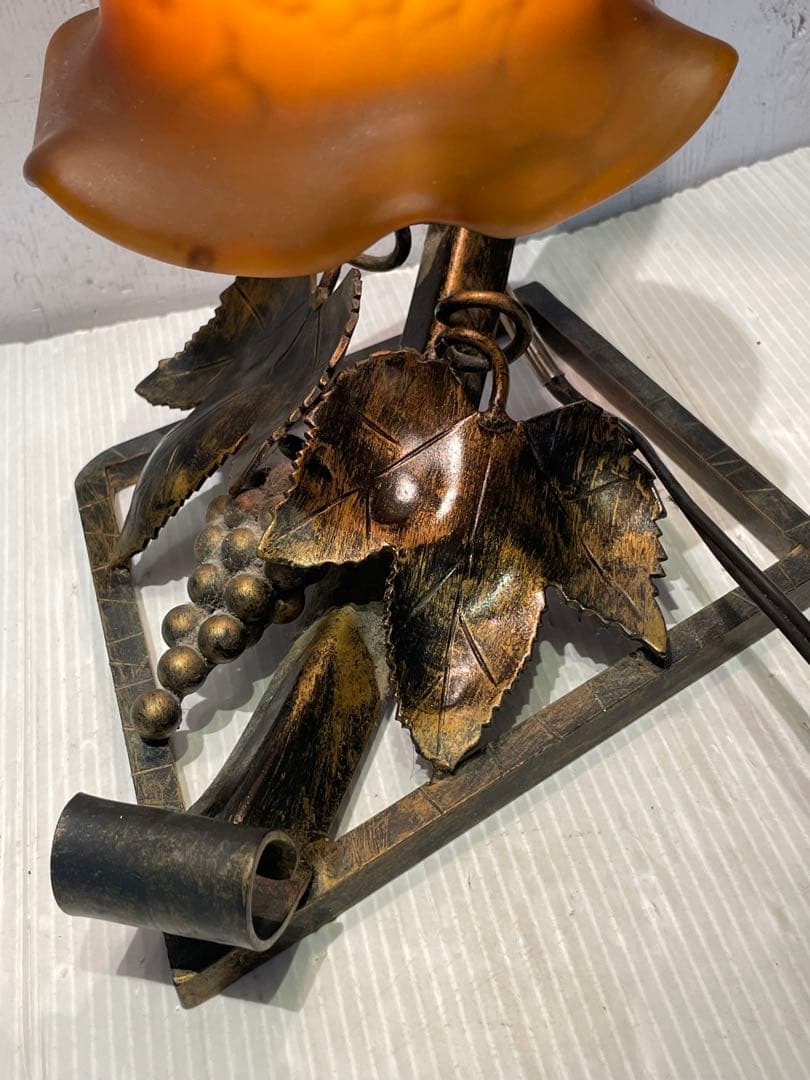 テーブルランプ　ぶどう　葡萄　インテリア　ライト　アンティーク