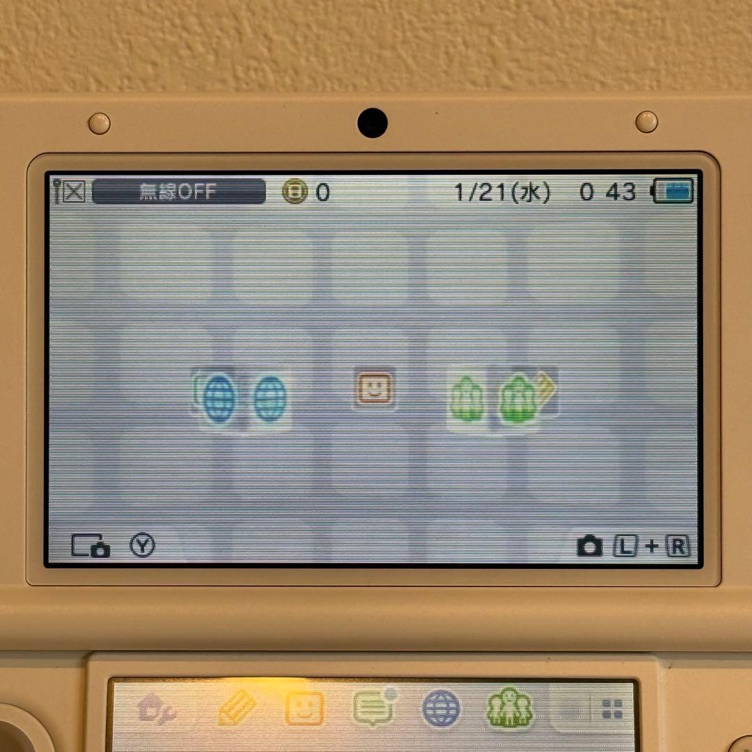 ニンテンドー3DS LL ホワイト 箱付き 3-031