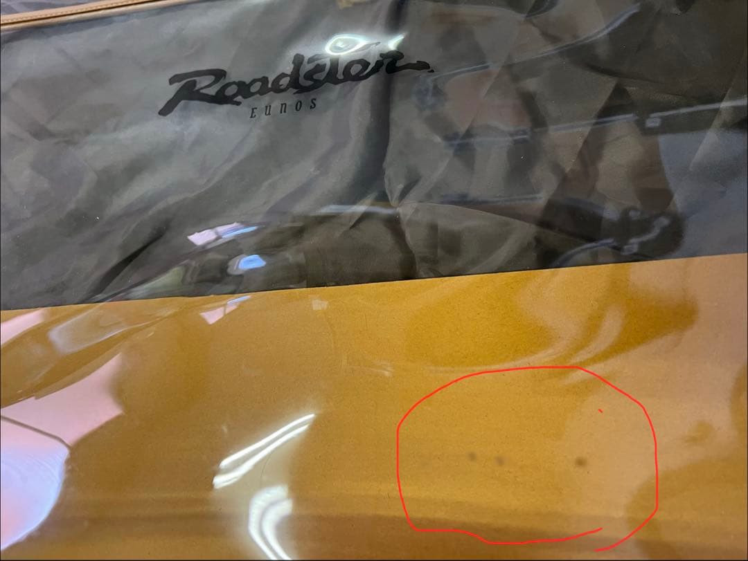 ユーノスロードスター Vスペシャル専用　ウインドウディフレクター　専用ケース付