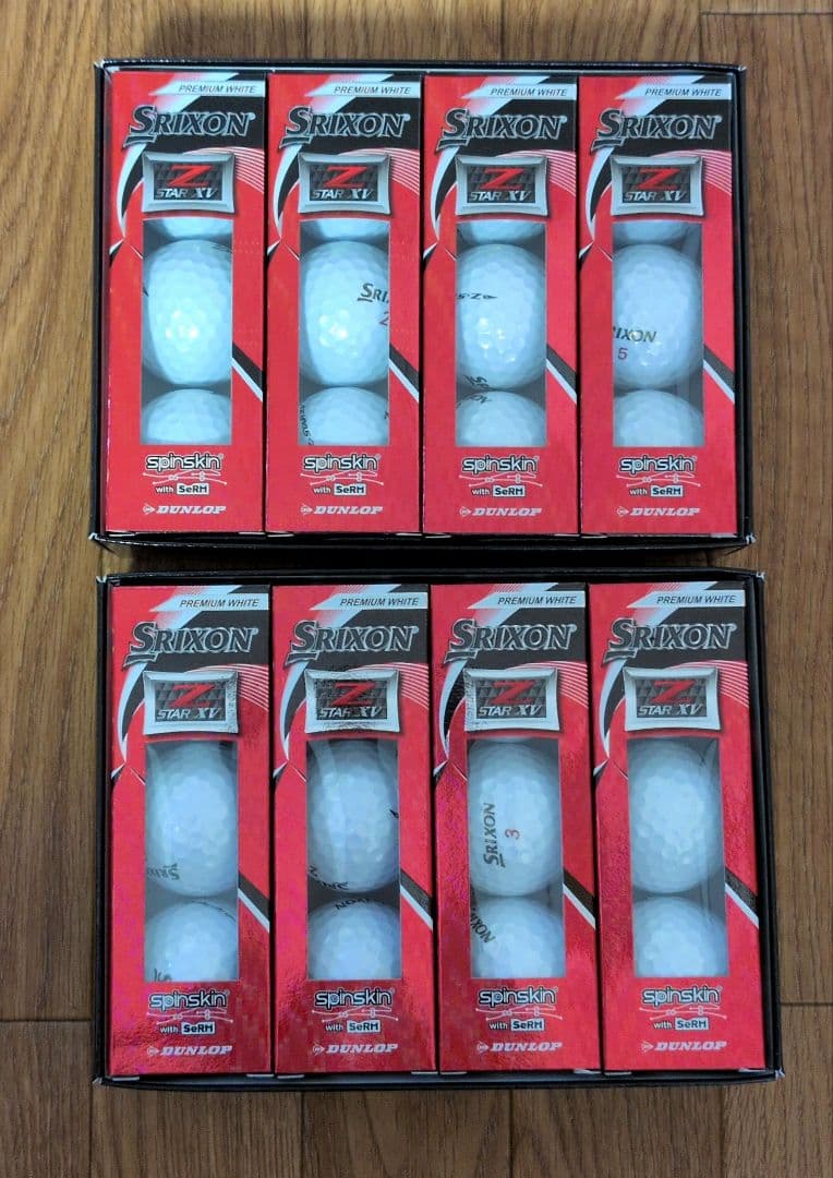 Srixon Z-STAR XVプレミアム ホワイトボール 2箱セット